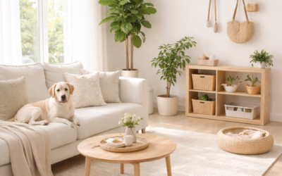 Maison avec des animaux