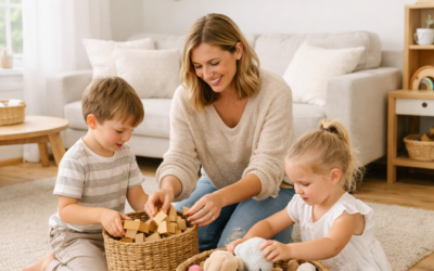 Des enfants à la maison